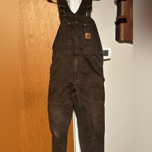 Men’s Carhart insulated overalls size 38 x 28
